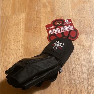 Unisex xl leather wrist and hand guards